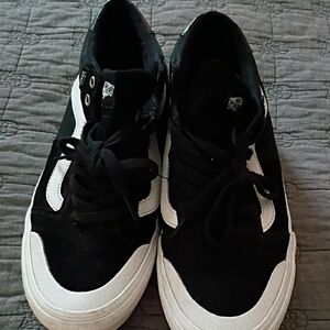 Vans Black and White Sneakers Skater Shoes